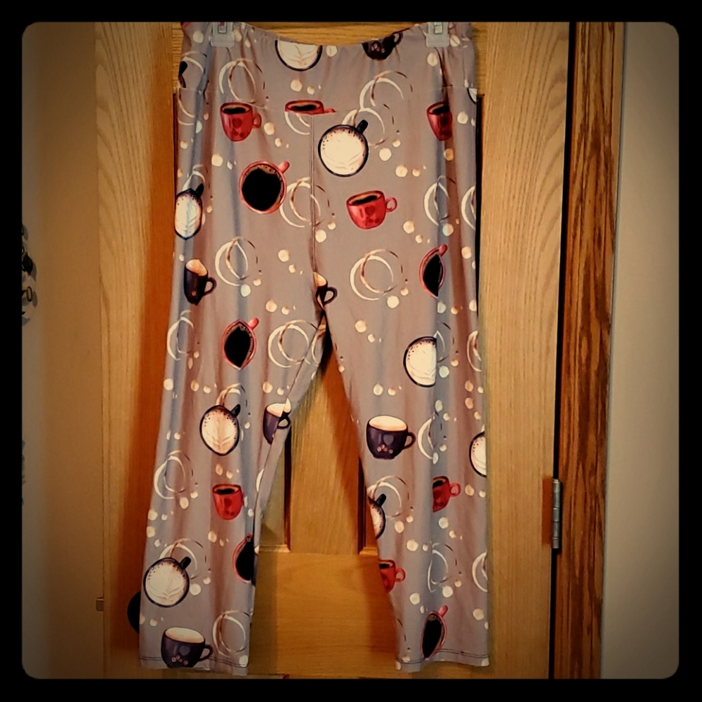 Like New Capri coffee Leggings